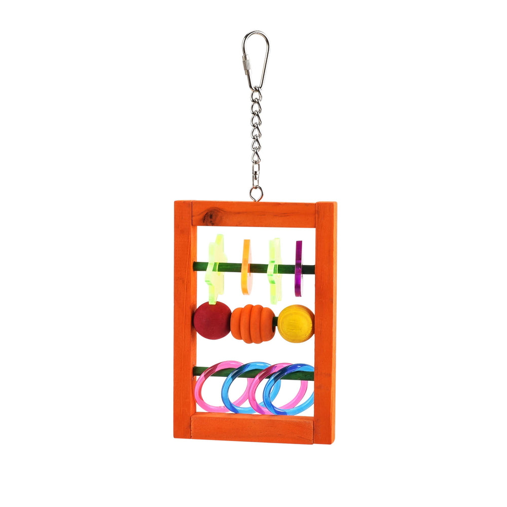 Acrylic Hanger Parrot Toy - Pet Products R Us