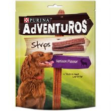 Adventurous Strips Venison 90g x 6 - Pet Products R Us