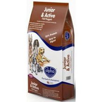 Alpha Junior & Active 15kg - Pet Products R Us