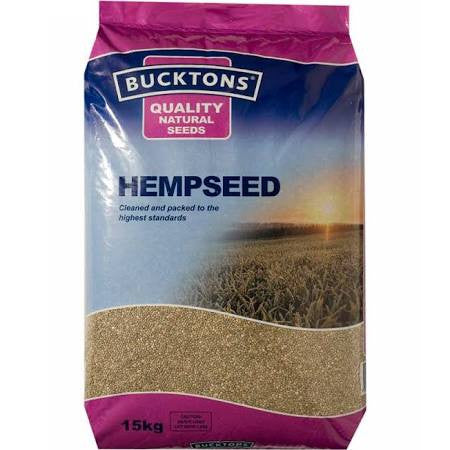 Bucktons Hemp seed 15kg - Pet Products R Us
