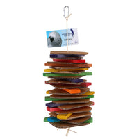 Card And Wood Parrot Toy - Pet Products R Us