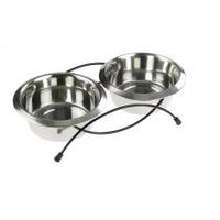 Classic Twin Feed & Dishes - Pet Products R Us
