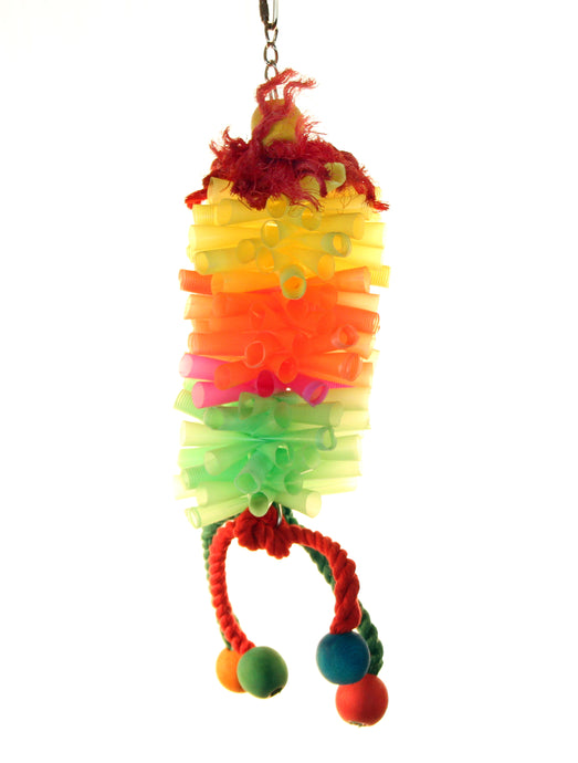 Colour Straw Bundle Parrot Toy - Pet Products R Us