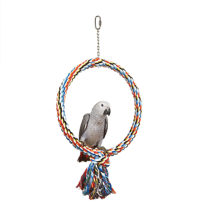 Coloured Ring Parrot Toy - Pet Products R Us