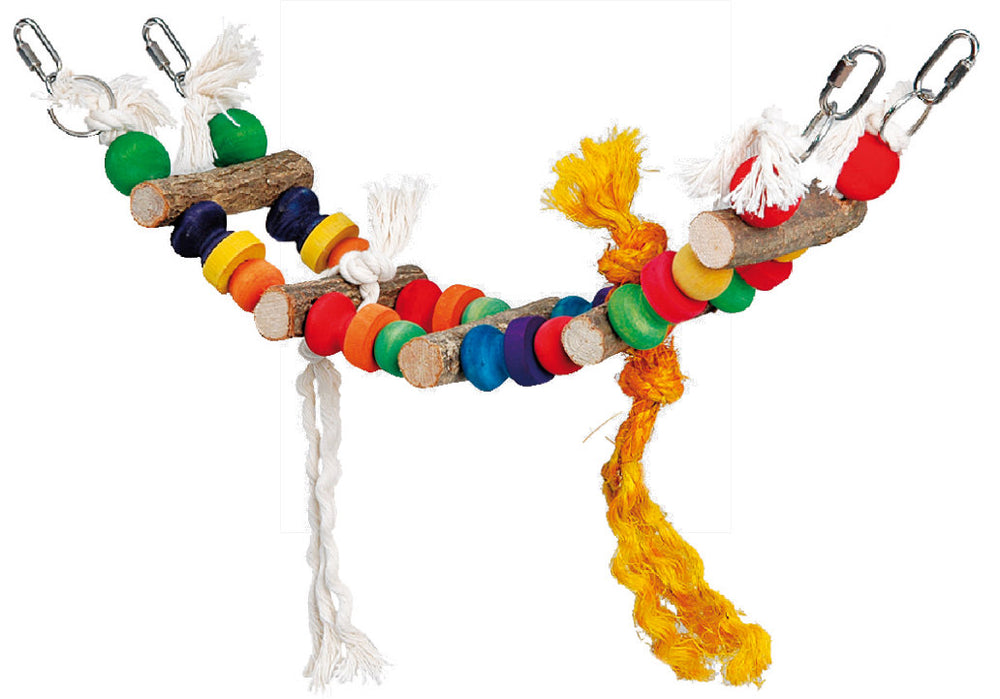 Colourful Bridge Parrot Toy - Pet Products R Us