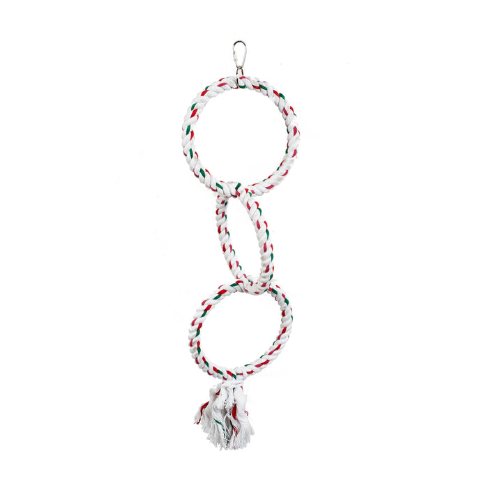 Cotton Hoops Parrot Toy - Pet Products R Us