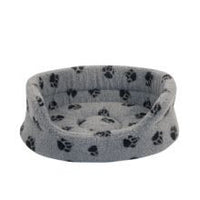 Danish Design Fleece Grey Slumber Bed - Pet Products R Us
