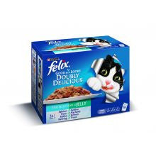 Felix As Good As It Looks Doubly Delicious Fish 100g x 12 - Pet Products R Us
