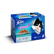 Felix As Good As It Looks Kitten Fish Selection 100g x 12 - Pet Products R Us

