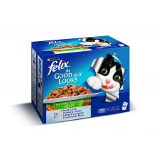 Felix As Good As It Looks Vegetable Selection 100g x 12 - Pet Products R Us
