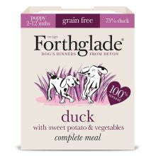 Forthglade Complete Grain free Puppy Duck & veg 395g x 18 - Pet Products R Us