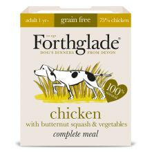 Forthglade Complete Grain free Adult Chicken & veg 395g x 18 - Pet Products R Us