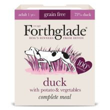 Forthglade Complete Grain free Adult Duck & veg 395g x 18 - Pet Products R Us