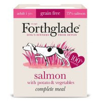 Forthglade Complete Grain free Adult Salmon & veg 395g x 18 - Pet Products R Us