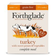 Forthglade Complete Grain free Adult Turkey & veg 395g x 18 - Pet Products R Us