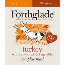 Forthglade Complete Meal Adult Turkey with Brown Rice & Vegetables 395g x 18 - Pet Products R Us