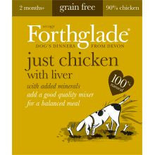Forthglade Natural Menu Grain Free Chicken With Liver 18 x 395g - Pet Products R Us