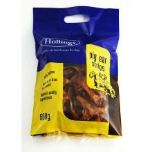 Hollings Pig Ear Strips 500g - Pet Products R Us