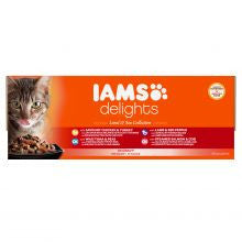 Iams Delights Land & Sea Collection in Gravy 85g x 48 - Pet Products R Us

