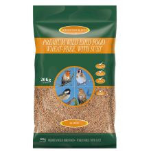 Johnsons & Jeff Premium Wild Bird Wheat-Free with Suet - Pet Products R Us
