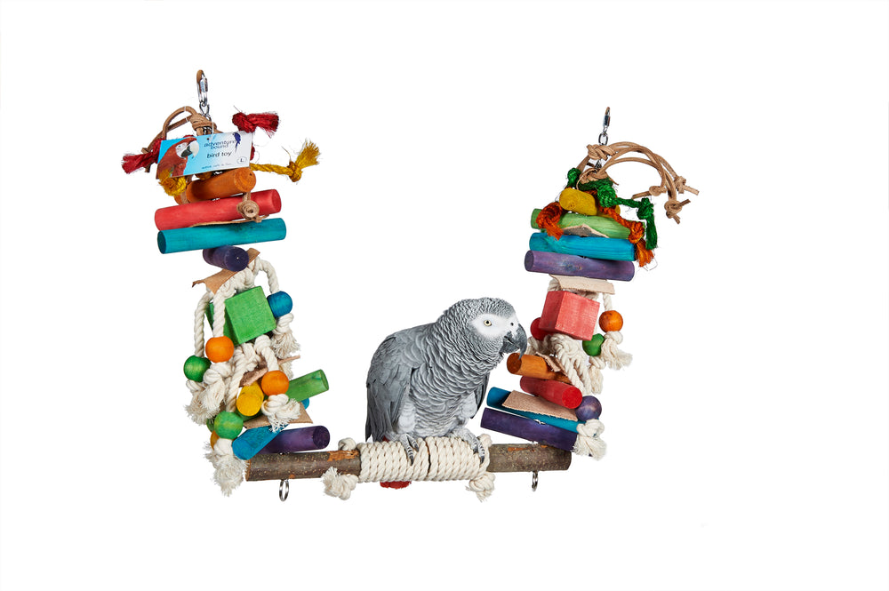 Jumble Stack Swing Large Parrot Toy - Pet Products R Us