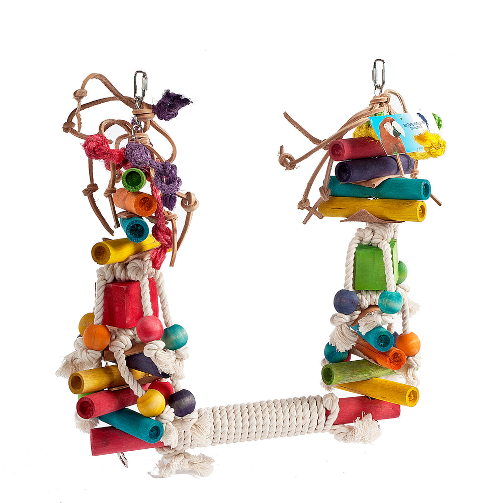 Jumble Stack Swing Medium Parrot Toy - Pet Products R Us