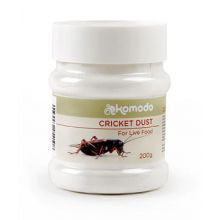 Komodo Cricket Dust 200g - Pet Products R Us

