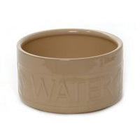 Mason Cash High Bowl Lettered Water 8" - Pet Products R Us

