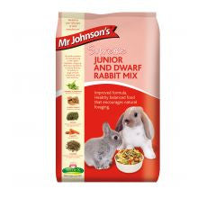 Mr Johnsons Supreme Junior & Dwarf Rabbit Mix - Pet Products R Us
