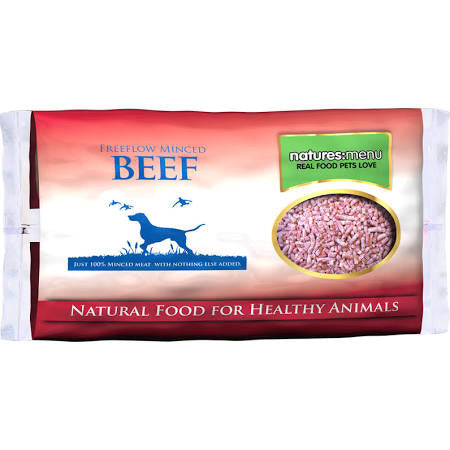 Natures Menu Free Flow Just Beef Mince 2kg - Pet Products R Us