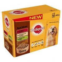 Pedigree Pouch Mixed Varieties in Gravy 100g x 12 - Pet Products R Us