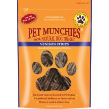 Pet Munchies Venison Strips 75g - Pet Products R Us
