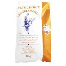 Pets Choice Wheat germ Pellets 10kg - Pet Products R Us

