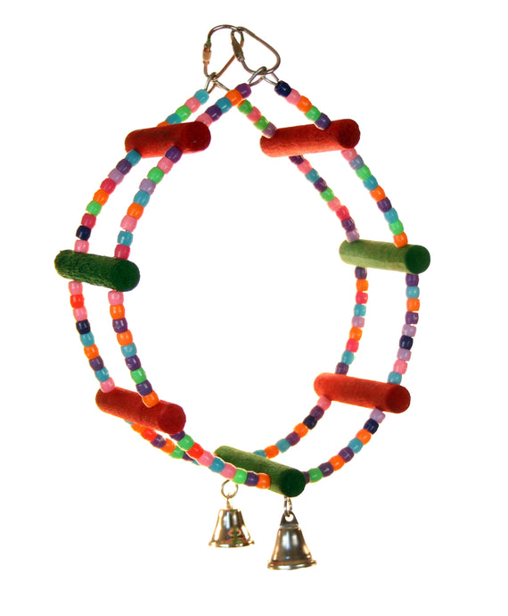 Rainbow Roundabout Bird Toy - Pet Products R Us