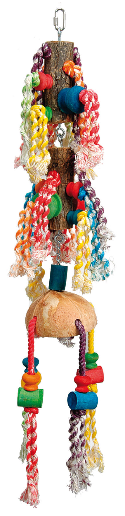 Rainbow Twirl Parrot Toy - Pet Products R Us