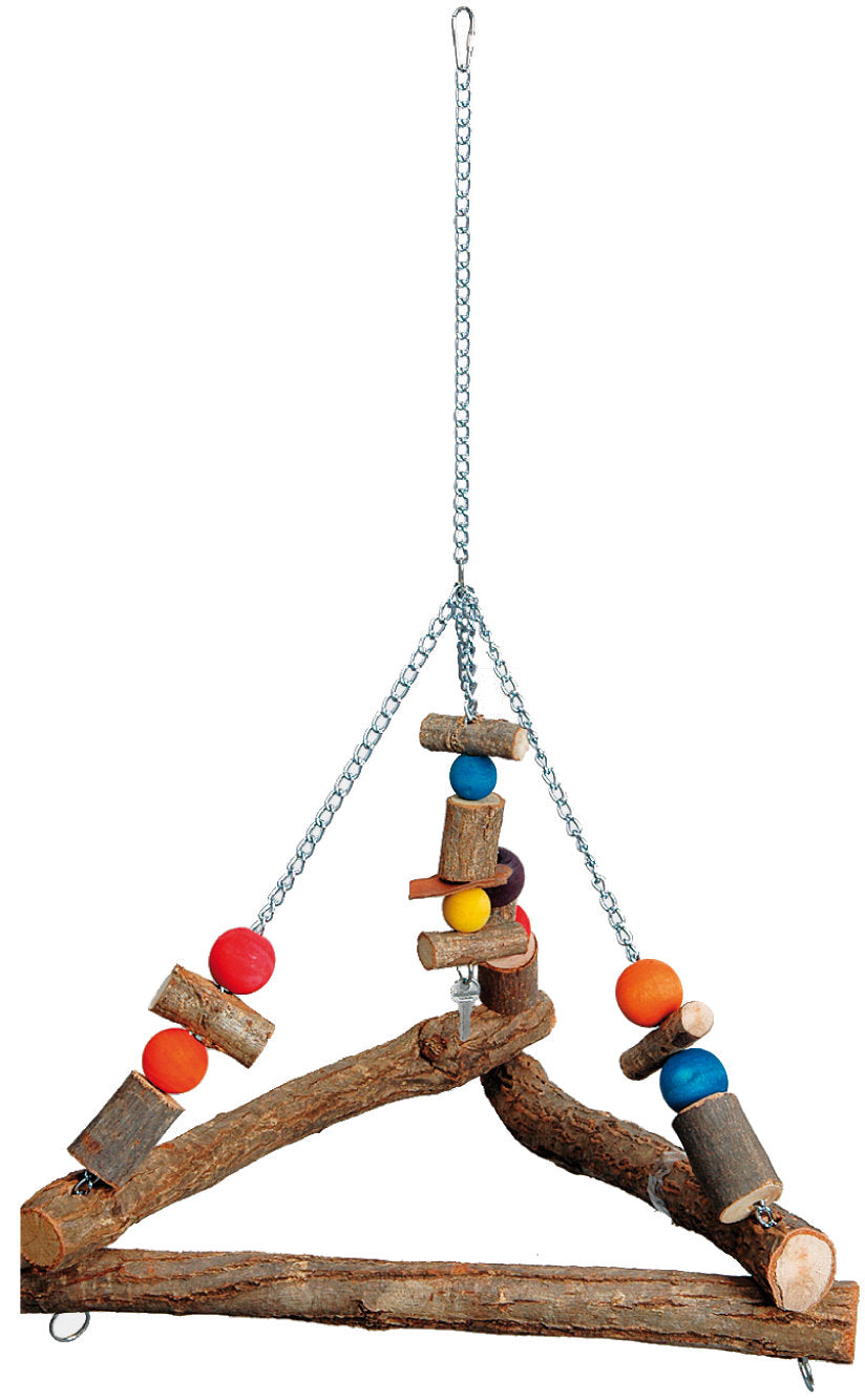 Triangle Treasure Swing Parrot Toy - Pet Products R Us