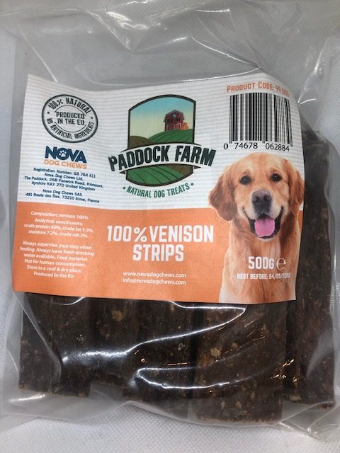 Paddock Farm Venison Strips 500g