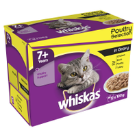 Whiskas Pouch 7+ Gravy 100g x 12 - Pet Products R Us
