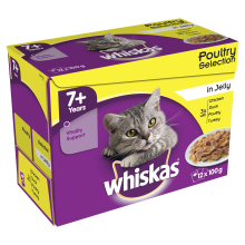 Whiskas Pouch 7+ Jelly 100g x 12 - Pet Products R Us
