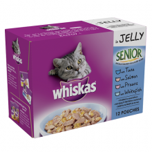 Whiskas Pouch Fish Selection Senior 100g x 12 - Pet Products R Us
