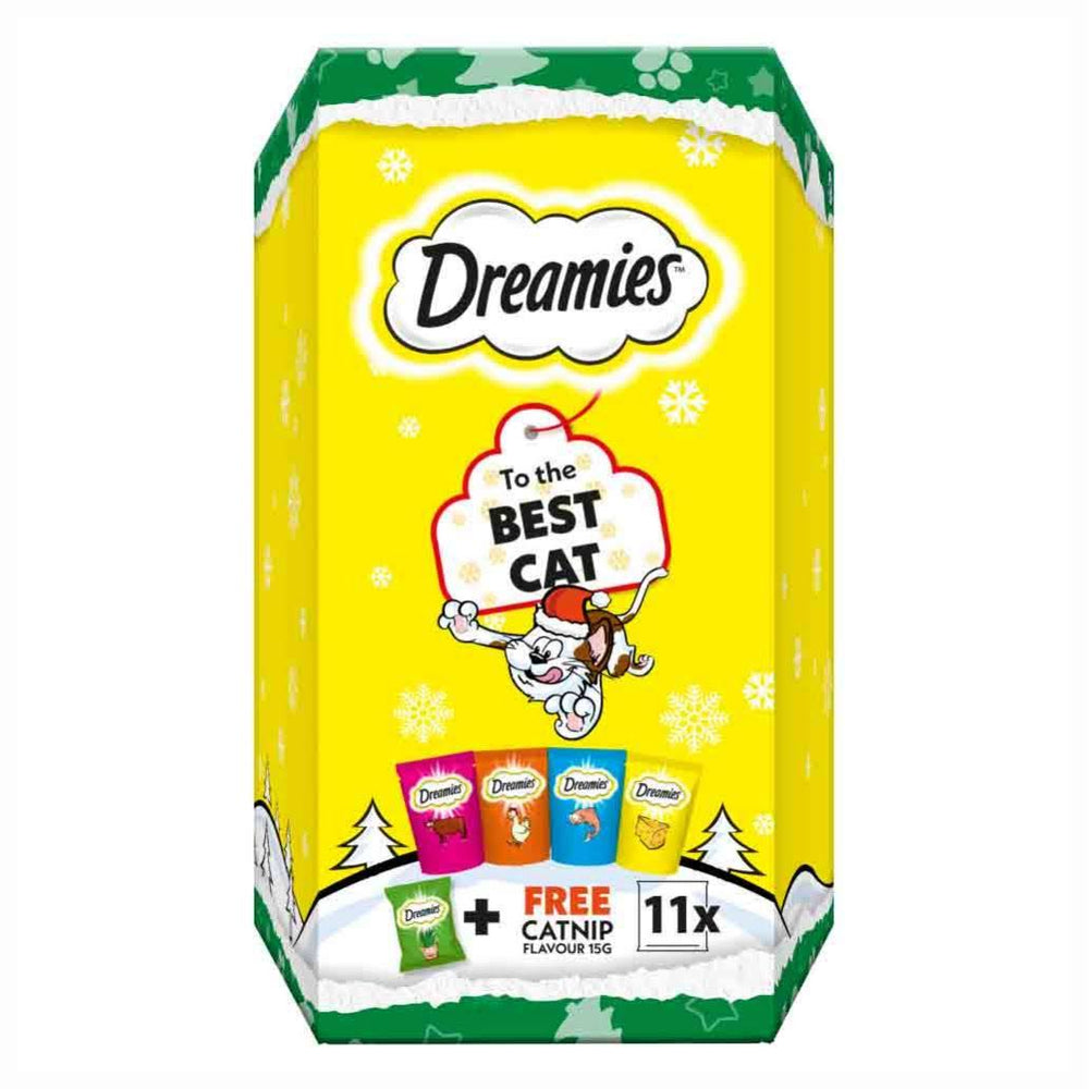 Dreamies Christmas Gift Cat Treat Box