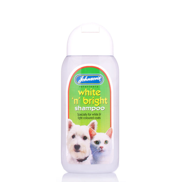 Johnsons White 'n' Bright Shampoo 200ml - Pet Products R Us